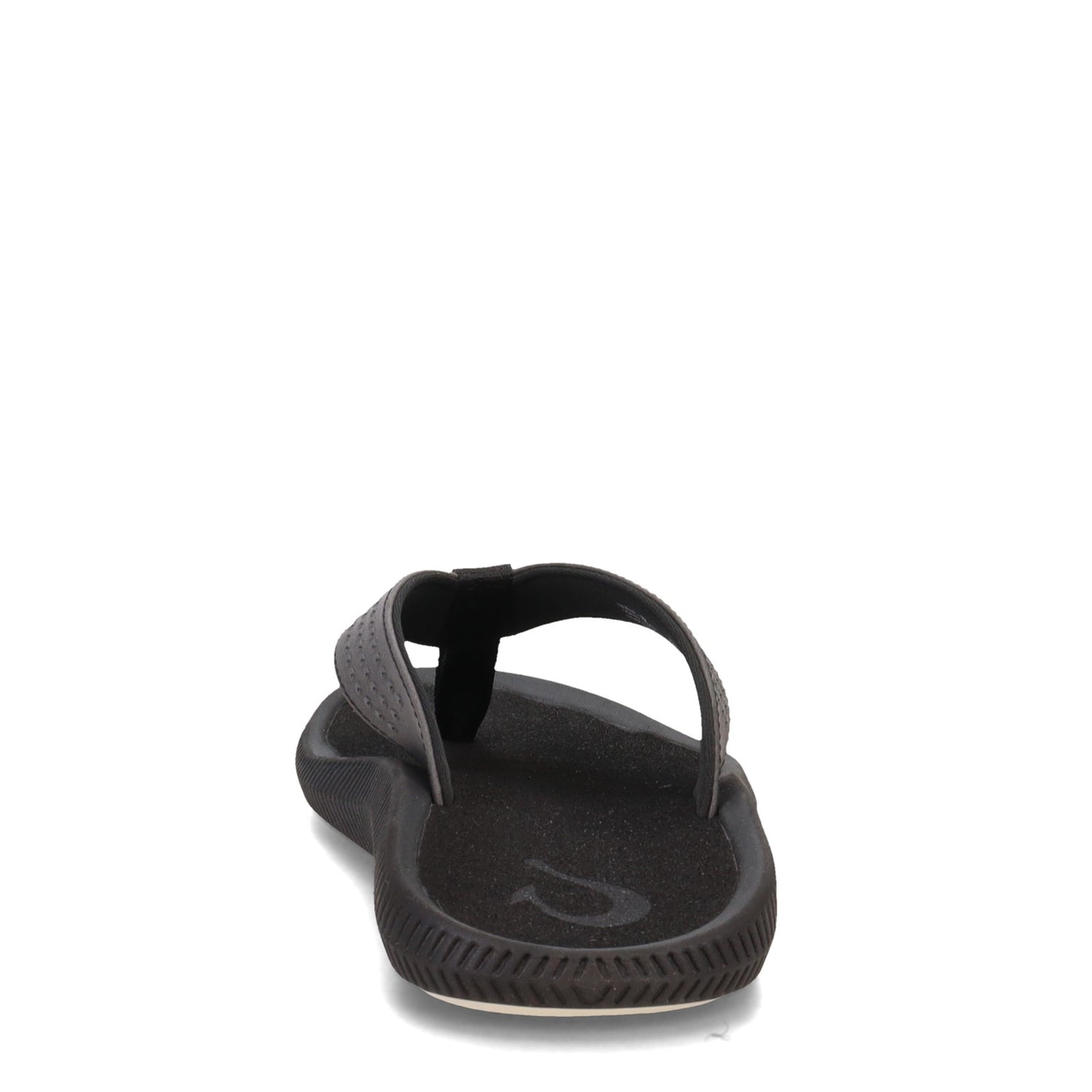 Peltz Shoes  Men's OluKai Ulele Sandal Black Black 10435-4040