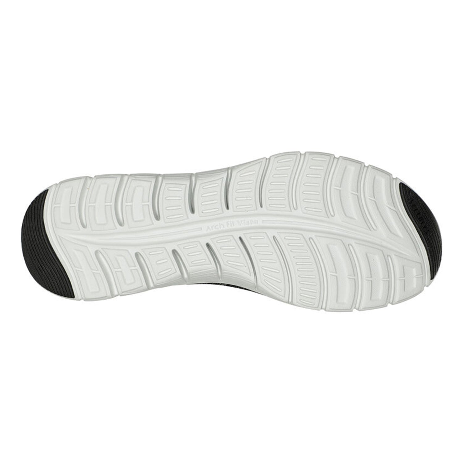 Peltz Shoes  Women's Skechers Arch Fit Vista - Inspiration Sneaker BLACK 104371-BKPK
