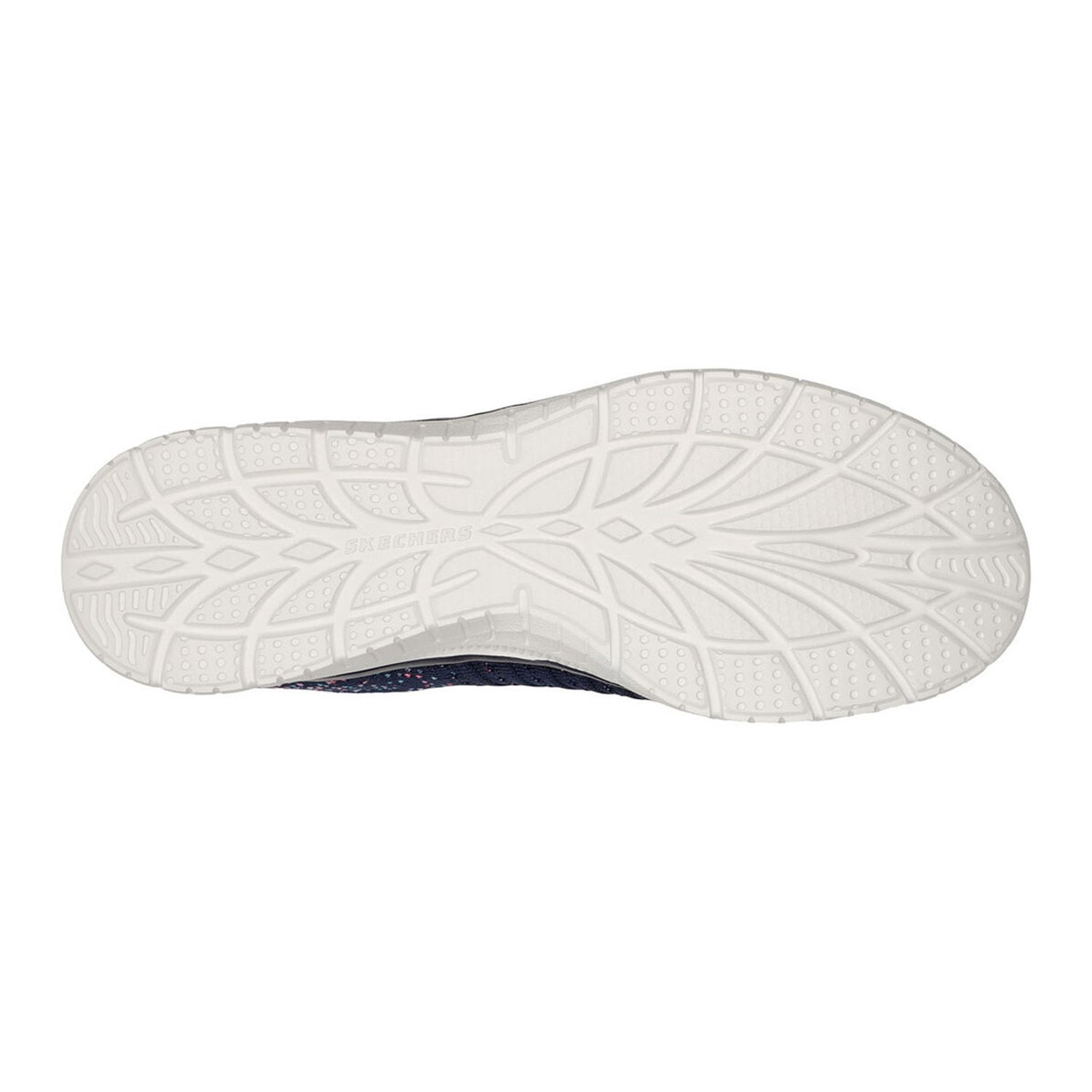 Peltz Shoes  Women's Skechers Virtue Sneaker - Wide Width NAVY 104411W-NVBL