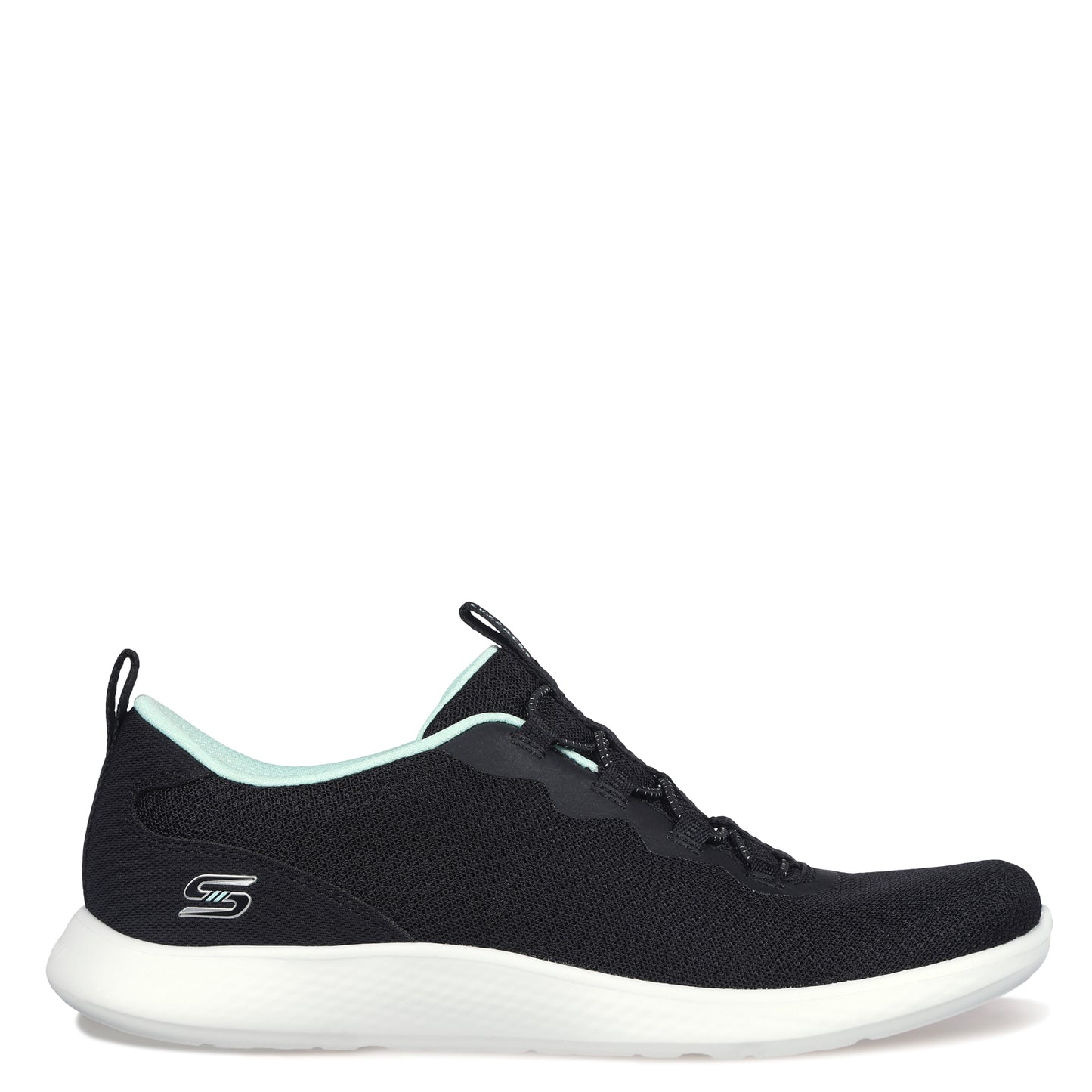 Peltz Shoes  Women's Skechers Vapor Foam Lite Sneaker BLACK 104481-BKW