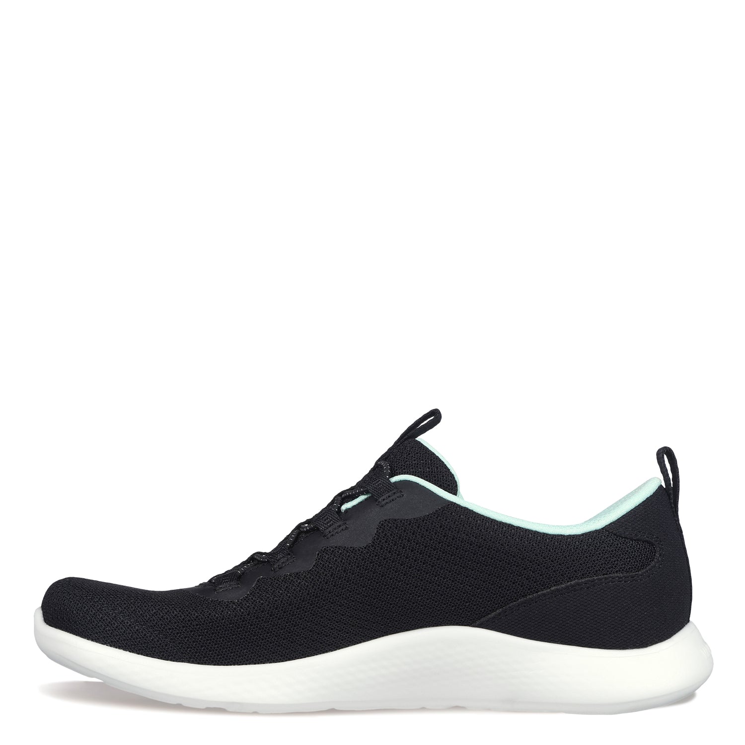 Peltz Shoes  Women's Skechers Vapor Foam Lite Sneaker BLACK 104481-BKW