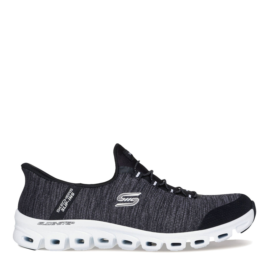 Women's Skechers Slip-ins: Glide-Step - Peak Sneaker BLACK  WHITE 104546-BKW