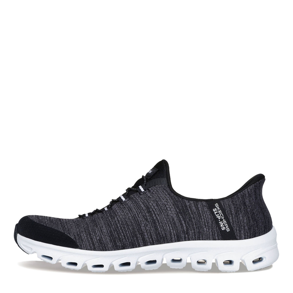 Women's Skechers Slip-ins: Glide-Step - Peak Sneaker BLACK  WHITE 104546-BKW