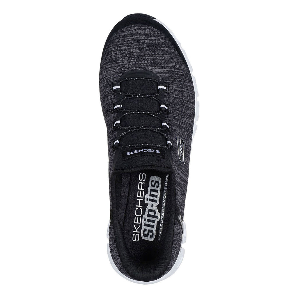 Women's Skechers Slip-ins: Glide-Step - Peak Sneaker BLACK  WHITE 104546-BKW
