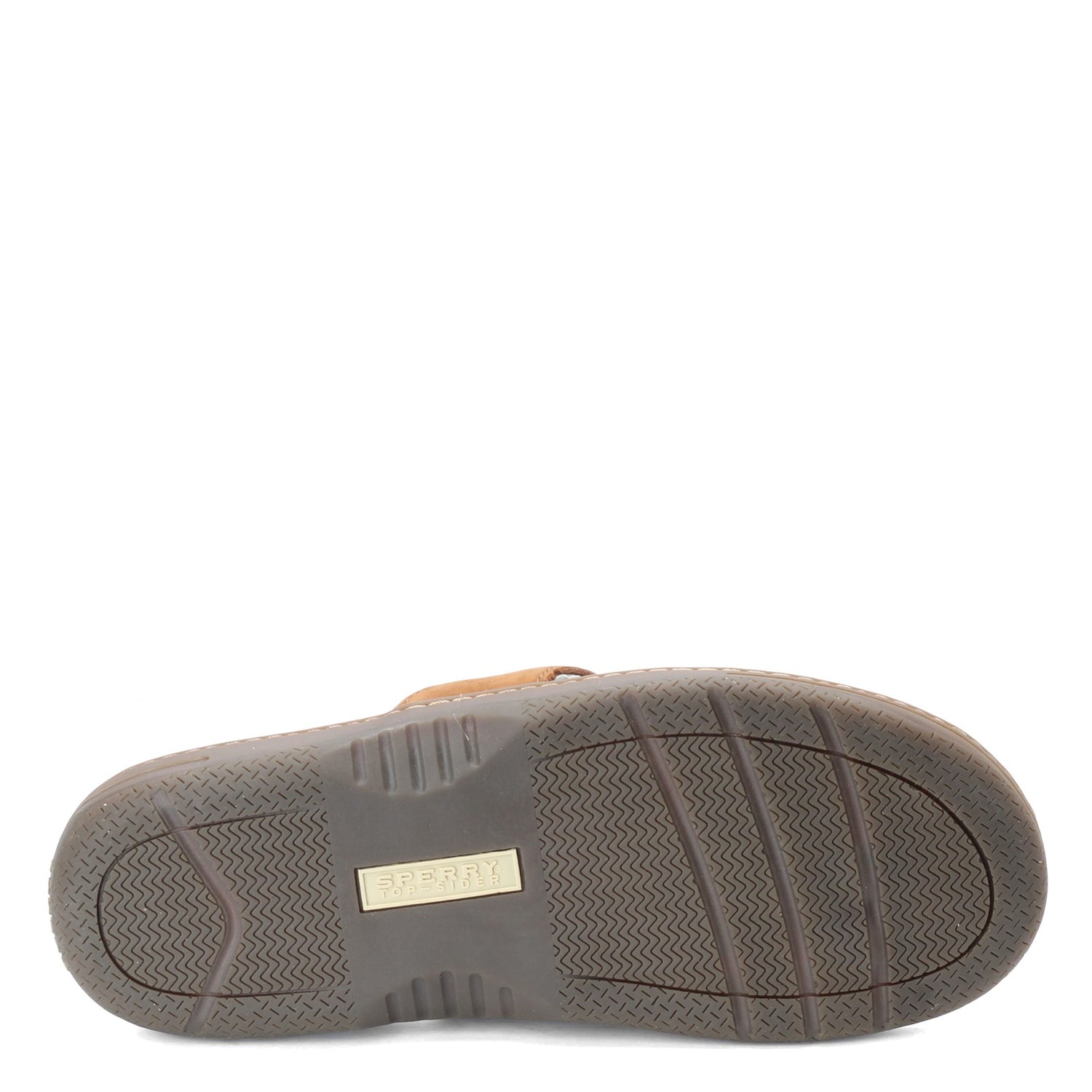 Peltz Shoes  Men's Sperry Baitfish Sandal BROWN BRN NUBUCK 1048735