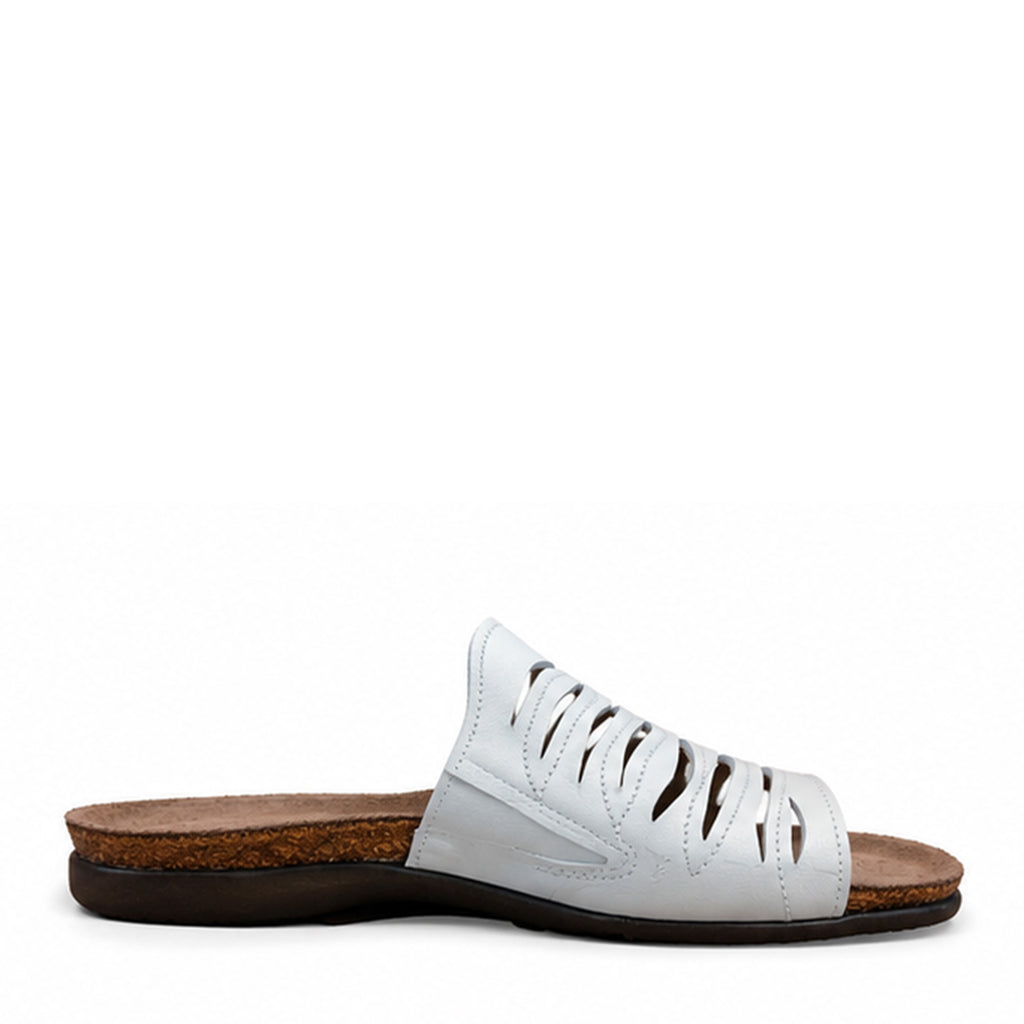 Women's Naot Isla Slip-On Sandal WHITE 105110-024