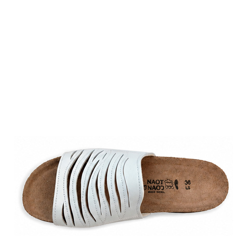 Women's Naot Isla Slip-On Sandal WHITE 105110-024