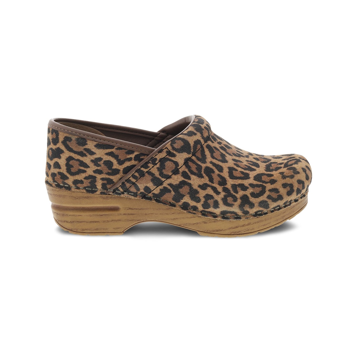Peltz Shoes  Women's Dansko Professional Clog Leopard 106-081212