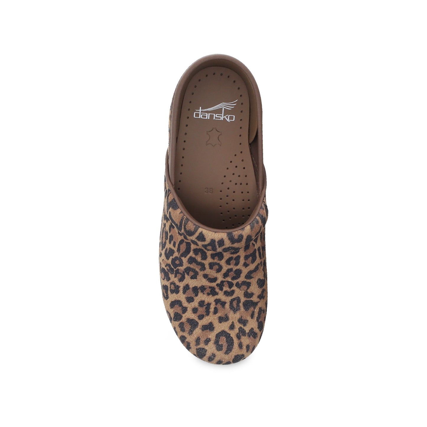 Peltz Shoes  Women's Dansko Professional Clog Leopard 106-081212