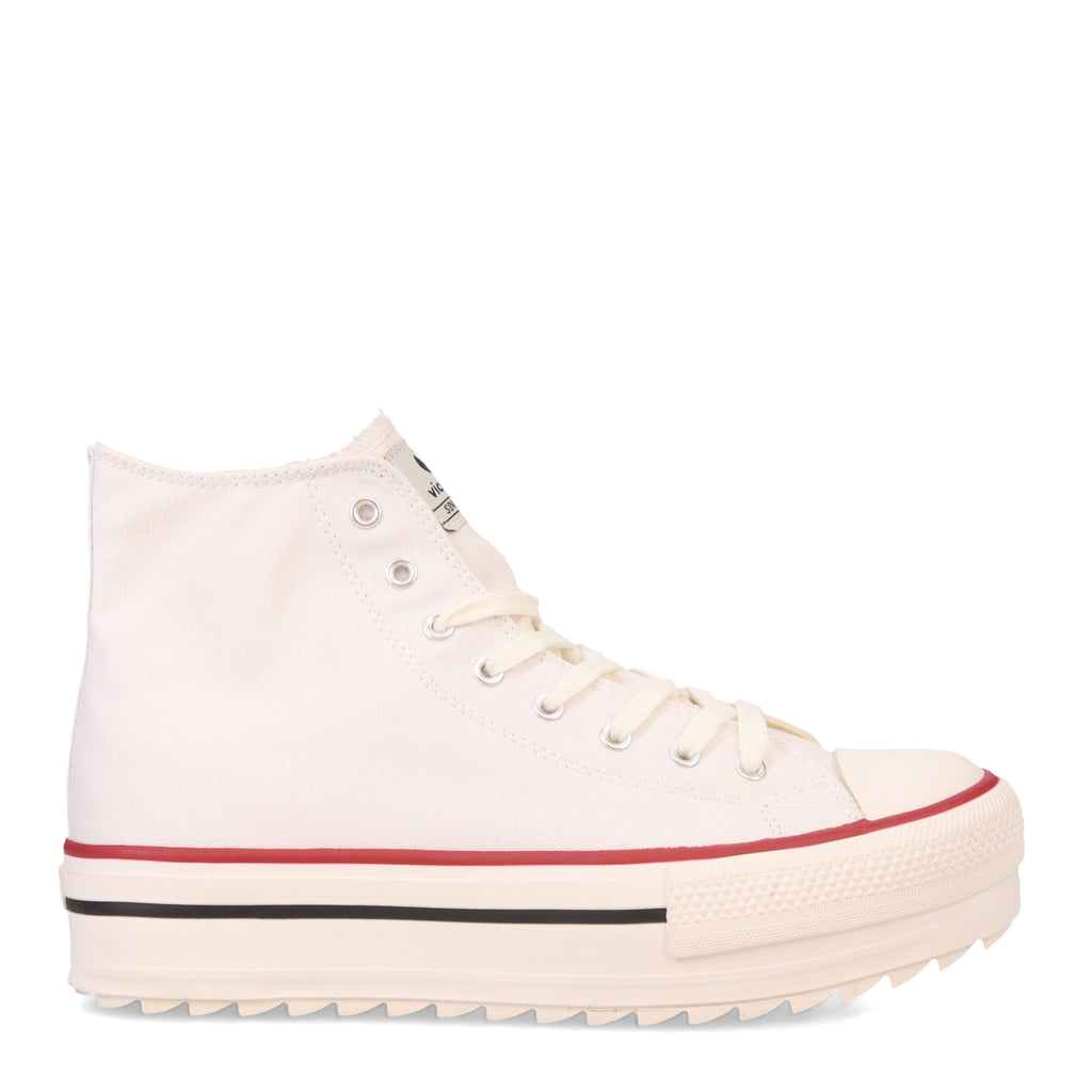 Women's Victoria Tribu Doble Lona Sneaker BLANCO 1061121-BLANCO