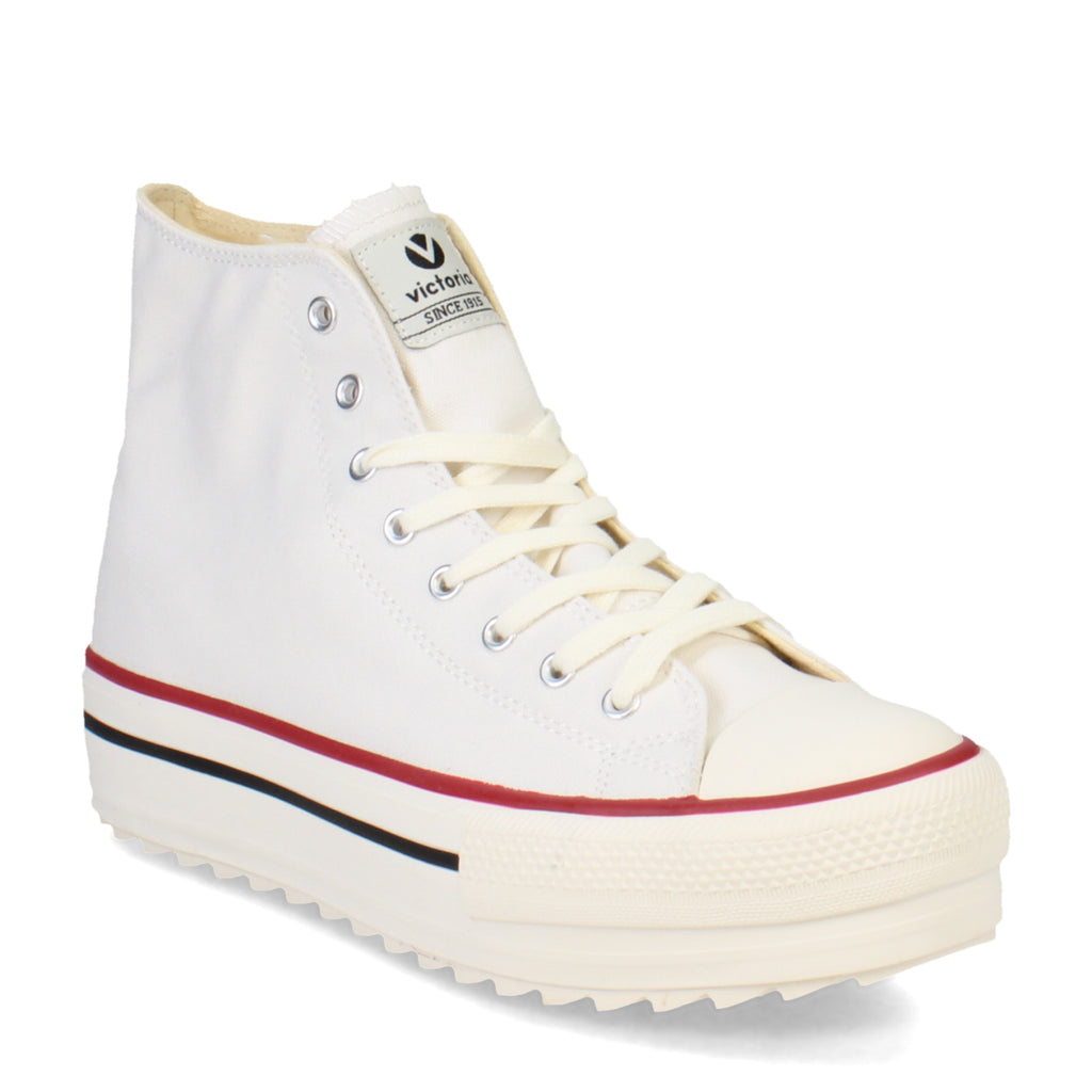 Women's Victoria Tribu Doble Lona Sneaker BLANCO 1061121-BLANCO