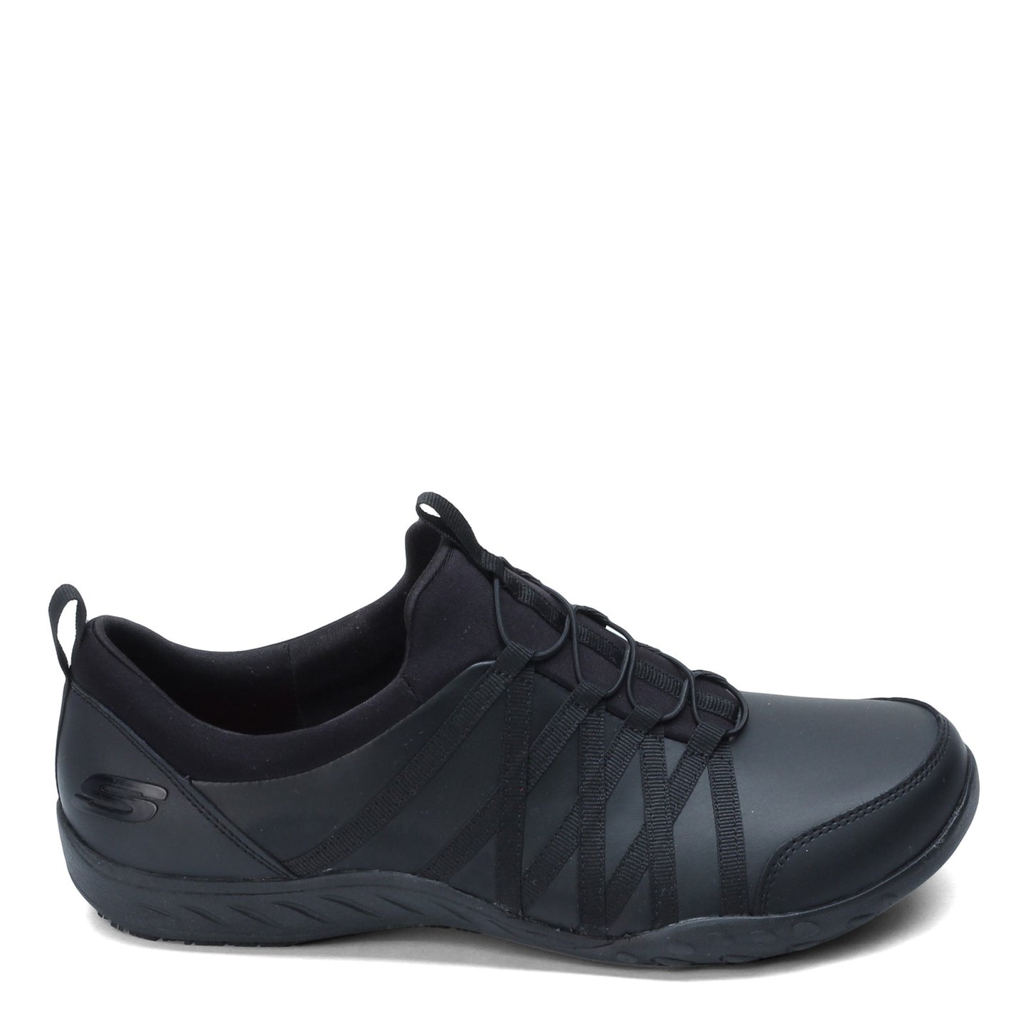 Peltz Shoes  Women's Skechers Rodessa - Dowding SR Work Shoe Black 108014-BLK
