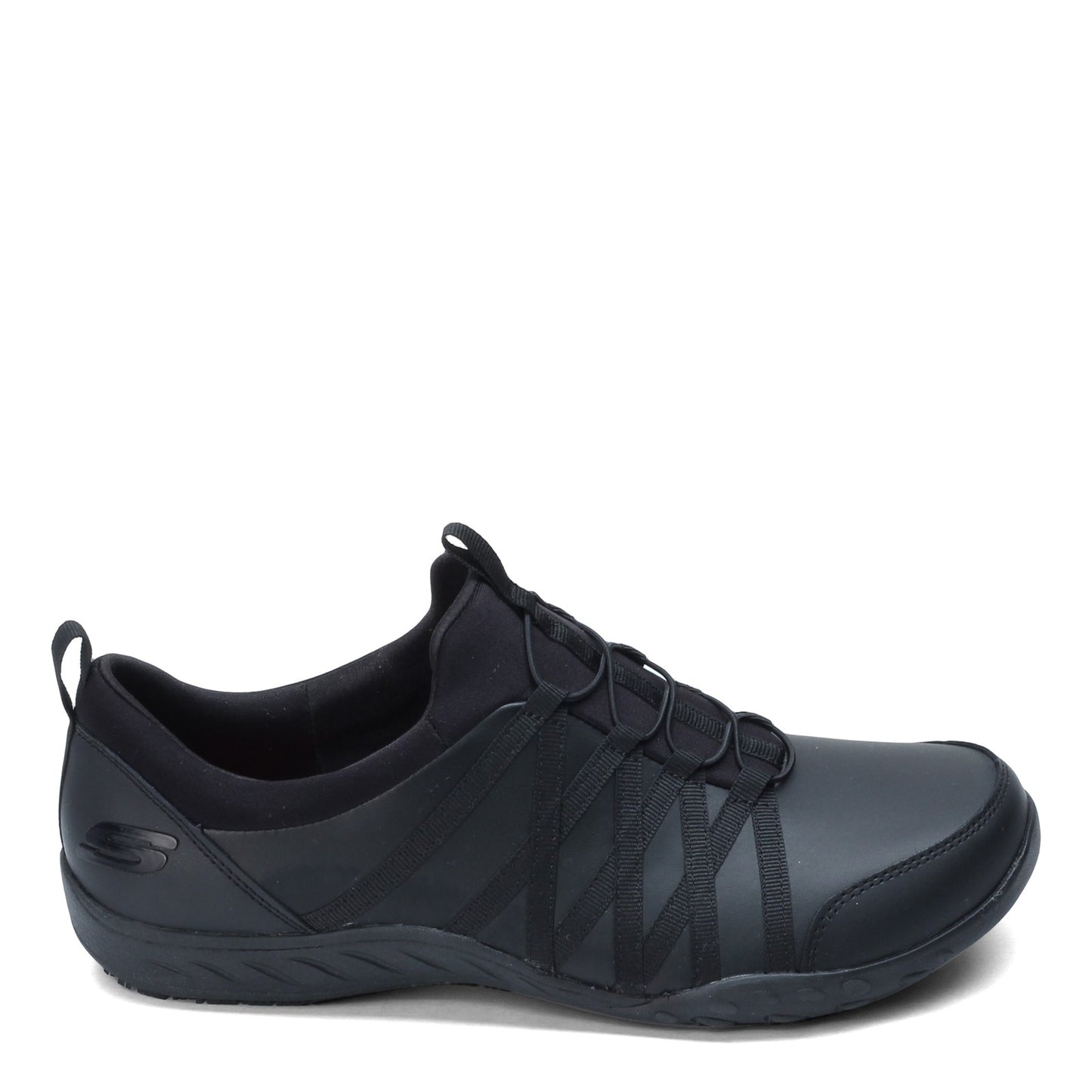 Peltz Shoes  Women's Skechers Rodessa - Dowding SR Work Shoe BLACK 108014-BLK