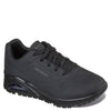 Peltz Shoes  Women's Skechers Relaxed Fit: Uno SR Work Shoe - Wide Width BLACK 108021W-BLK