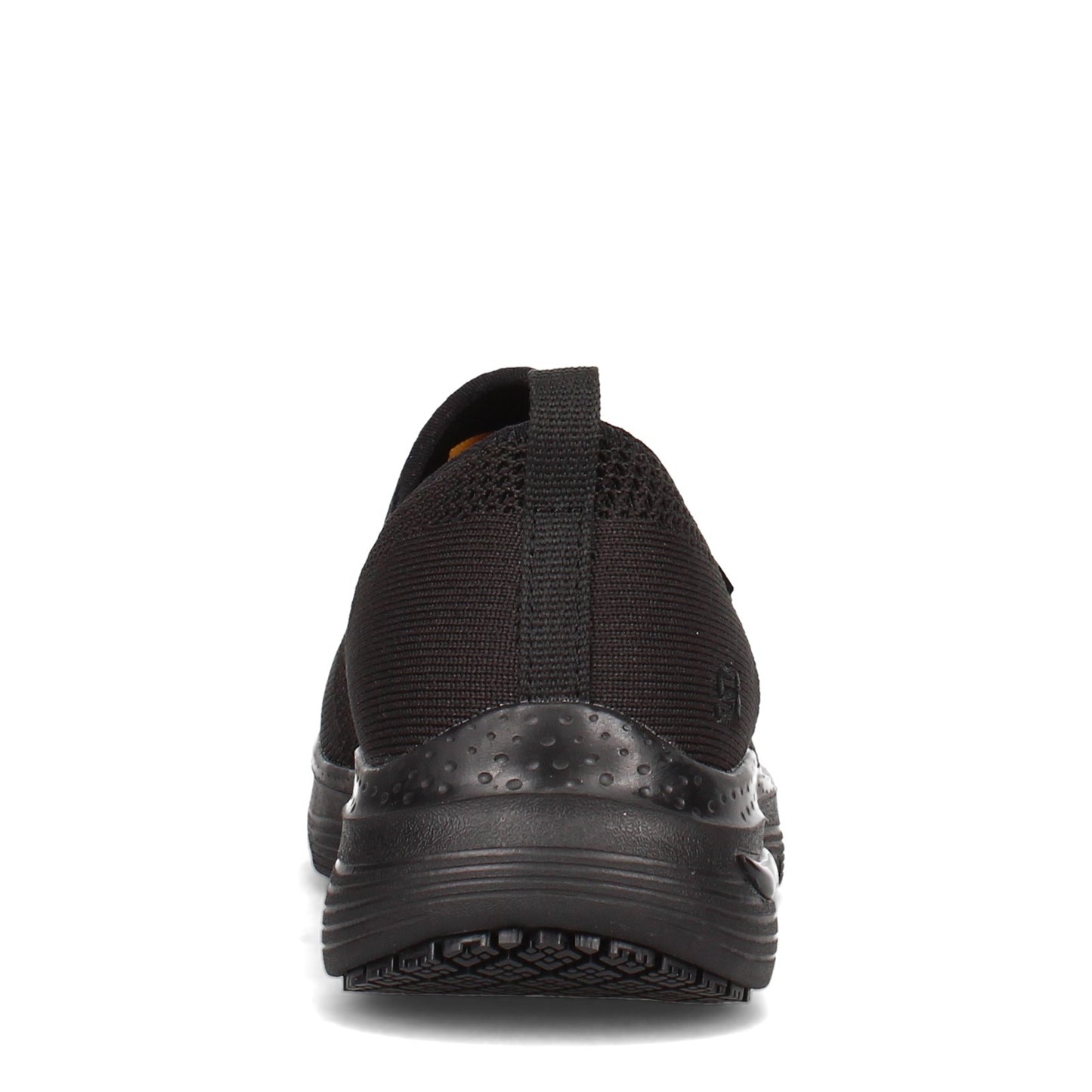 Peltz Shoes  Women's Skechers Absidy SR Slip-On Work Shoe Black 108022-BLK