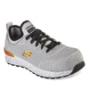 Peltz Shoes  Women's Skechers Work Bulklin - Balran Comp Toe Work Shoe GREY BLACK 108033-GYBK
