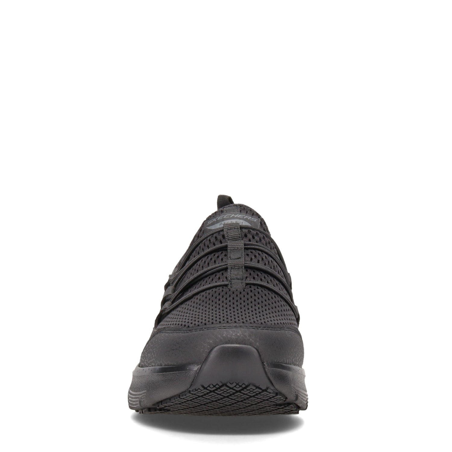 Peltz Shoes  Women's Skechers Arch Fit SR - Jitsy Work Shoe BLACK 108063-BLK