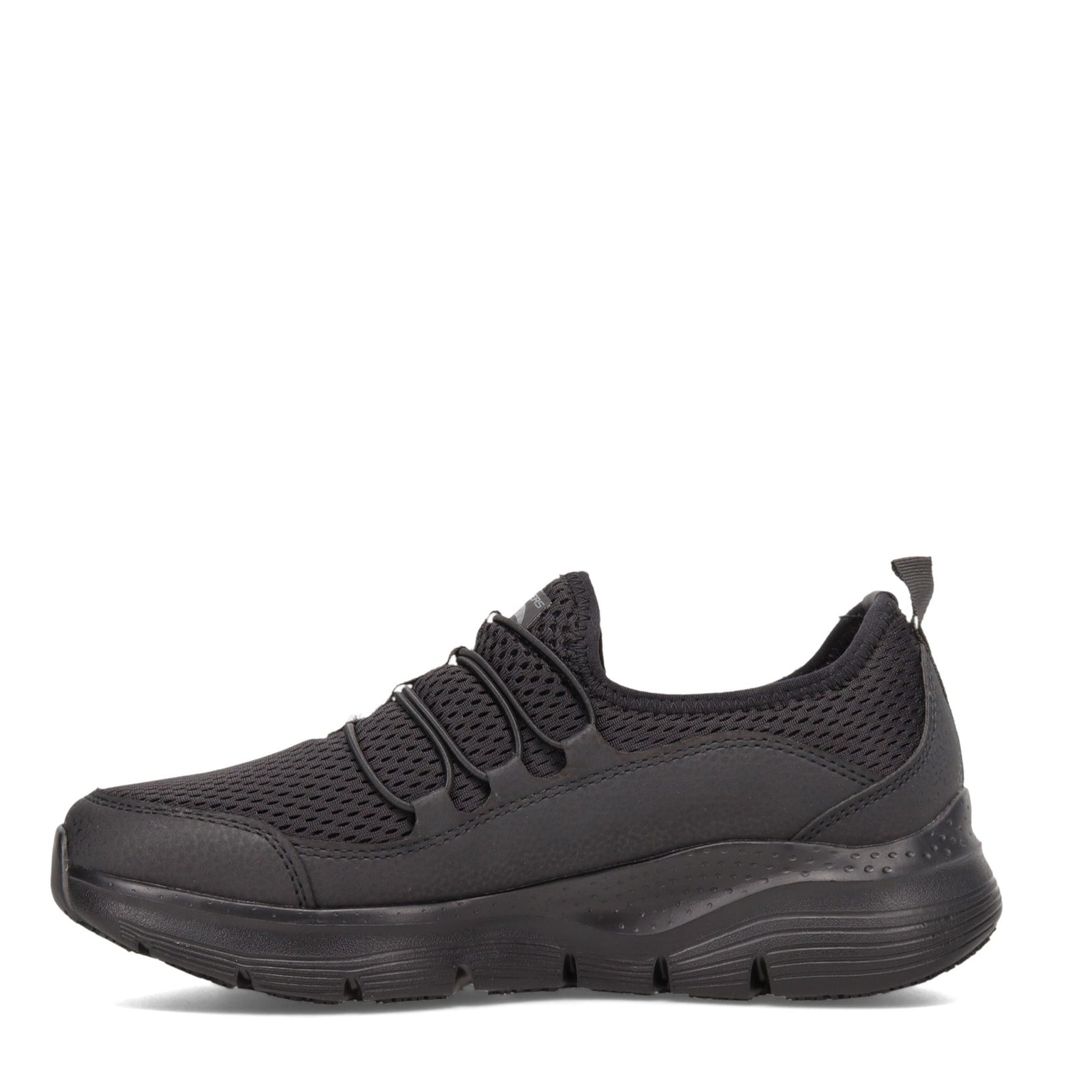 Peltz Shoes  Women's Skechers Arch Fit SR - Jitsy Work Shoe BLACK 108063-BLK