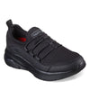 Peltz Shoes  Women's Skechers Arch Fit SR - Jitsy Work Shoe - Wide Width BLACK 108063W-BLK