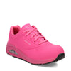 Peltz Shoes  Women's Skechers Work: Uno SR - Deloney Work Shoe PINK 108101-PNK