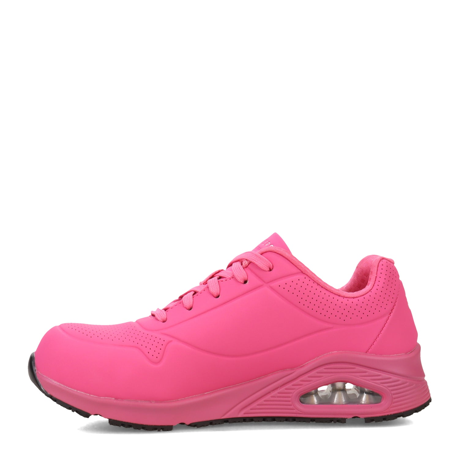 Peltz Shoes  Women's Skechers Work: Uno SR - Deloney Work Shoe PINK 108101-PNK
