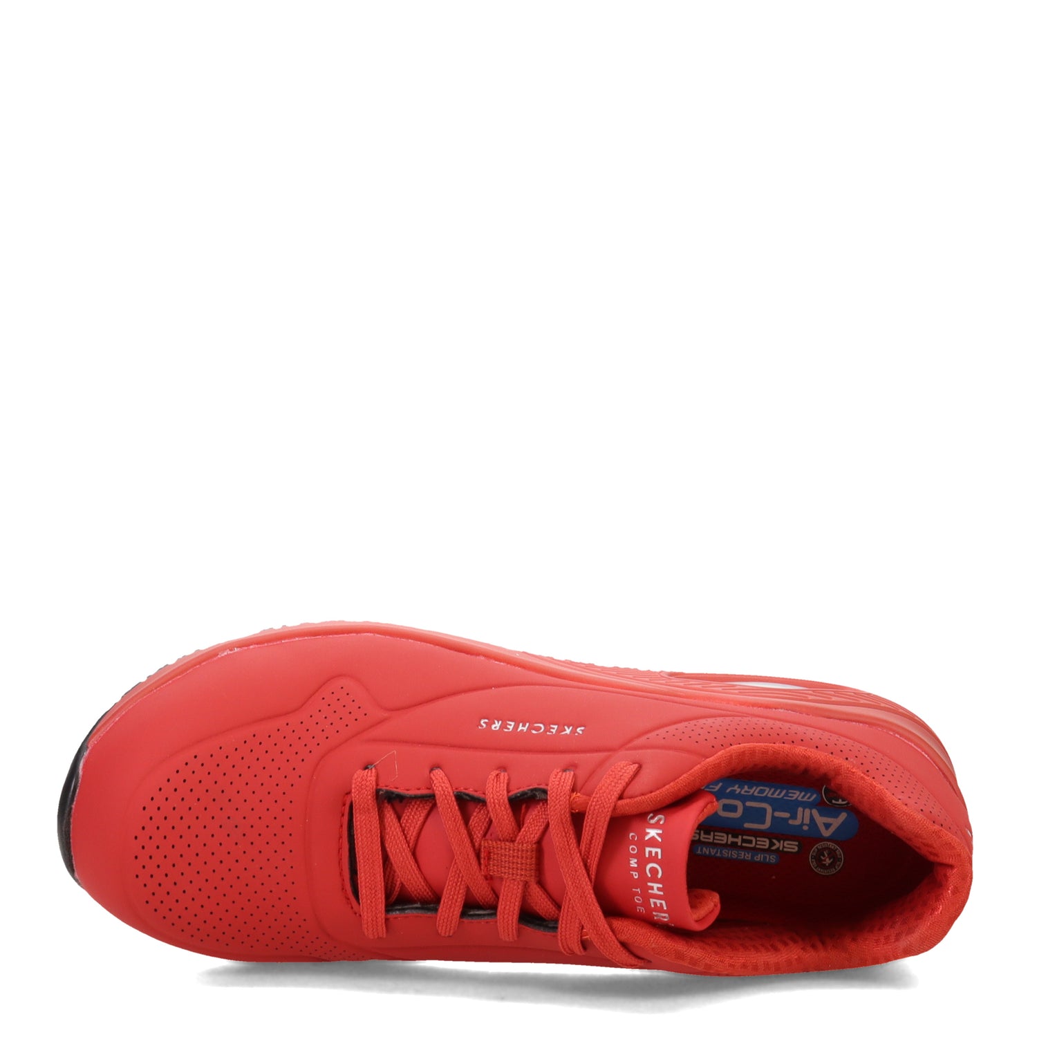Peltz Shoes  Women's Skechers Work: Uno SR - Deloney Work Shoe Red 108101-RED
