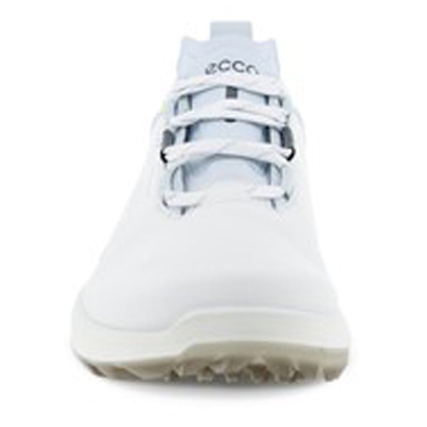 Peltz Shoes  Men's Ecco Golf Biom H4 Golf Shoe White/Air 108284-60611