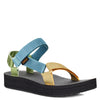 Peltz Shoes  Women's Teva Midform Universal Sandal BLUE MULTI 1090969-MCBM