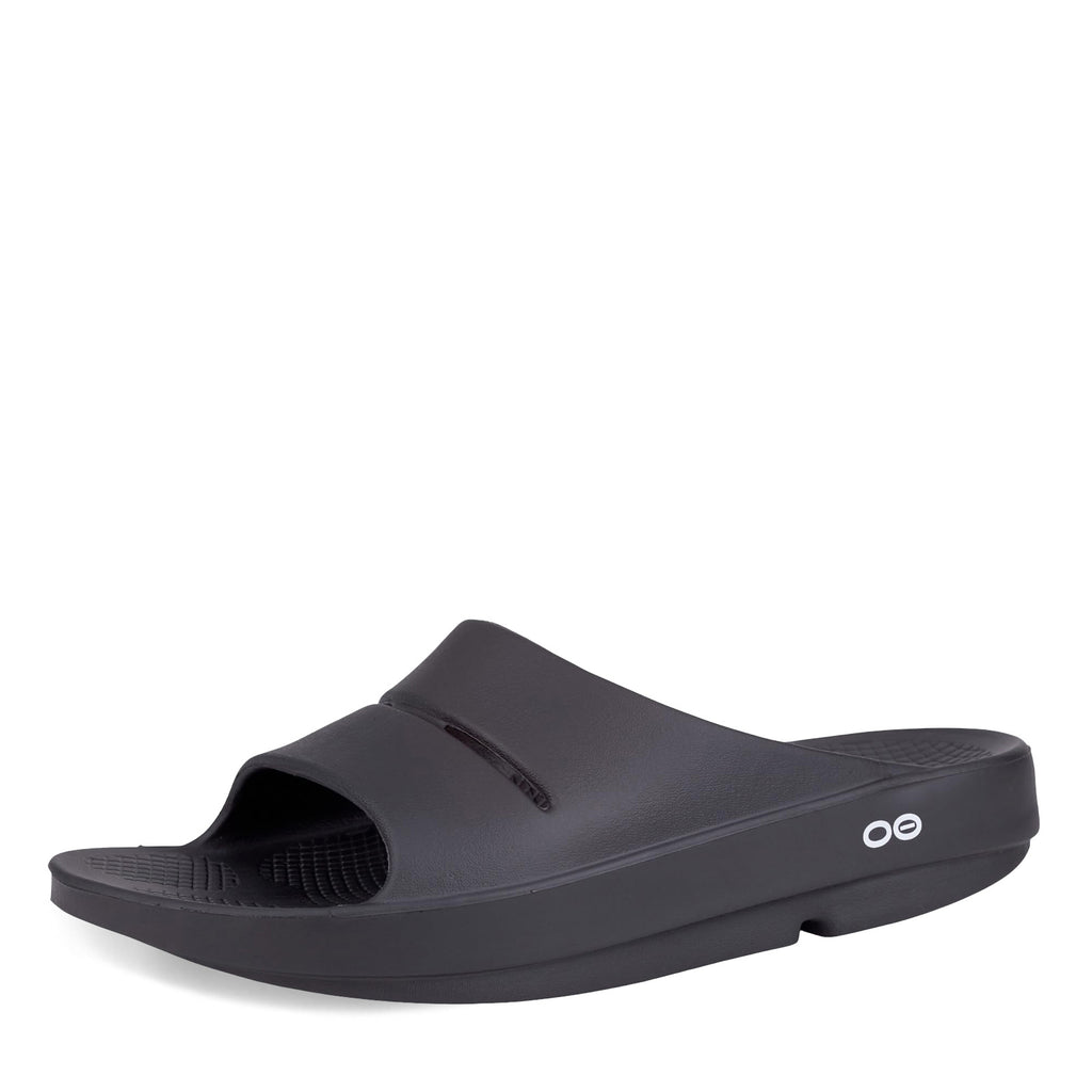Unisex OOfos OOahh Slide Sandal BLACK 1100-BLACK