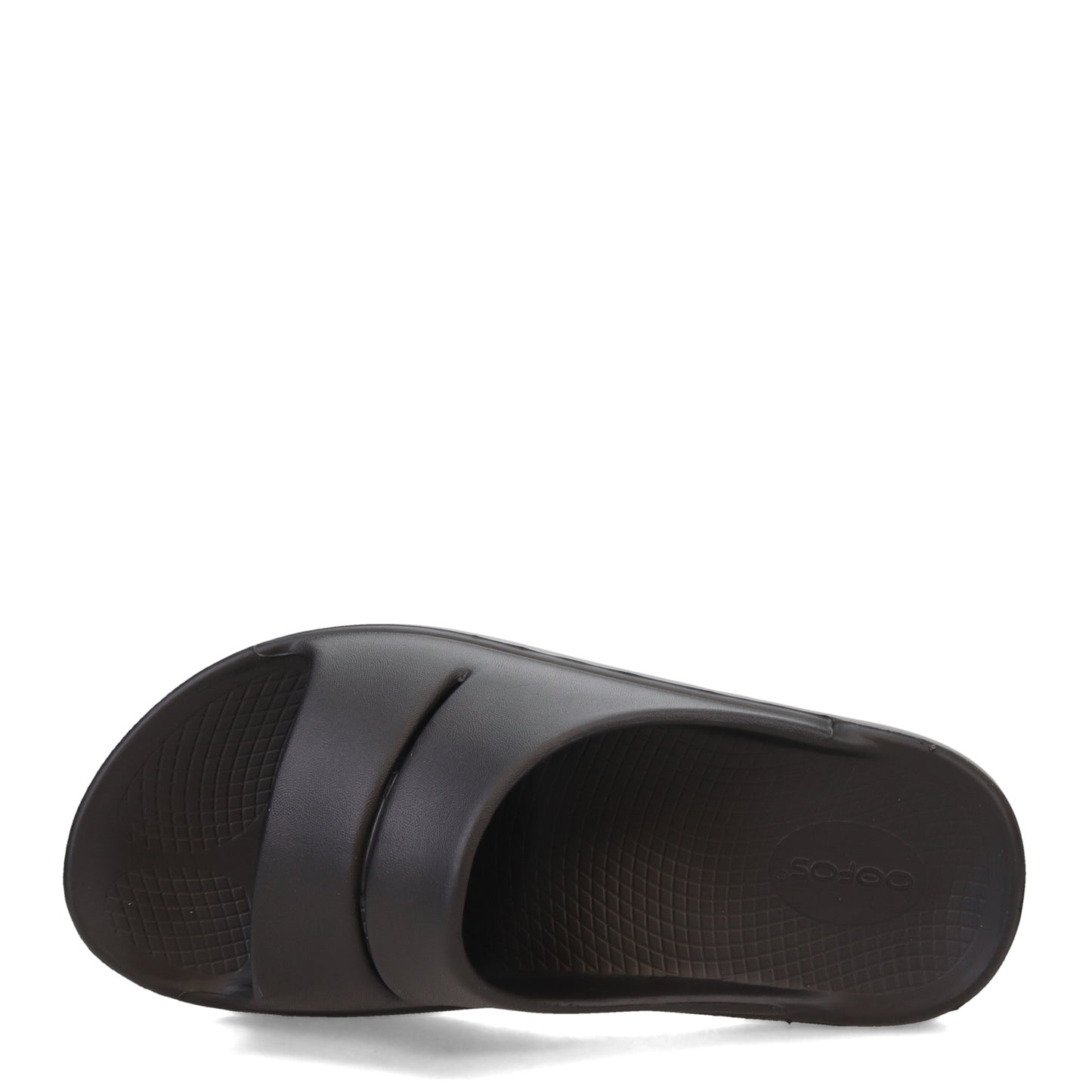 Peltz Shoes  Unisex Oofas OOahh Slide BLACK 1100-BLK