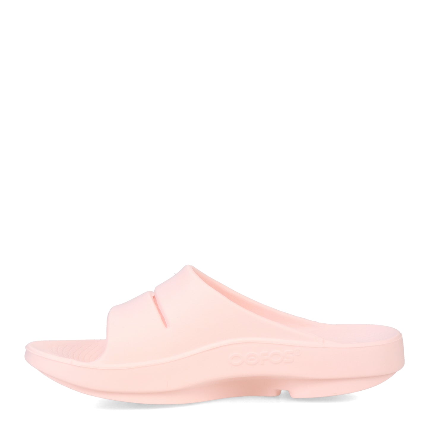 Peltz Shoes  Women's Oofos OOahh Slide Sandal Blush 1100-BLUSH