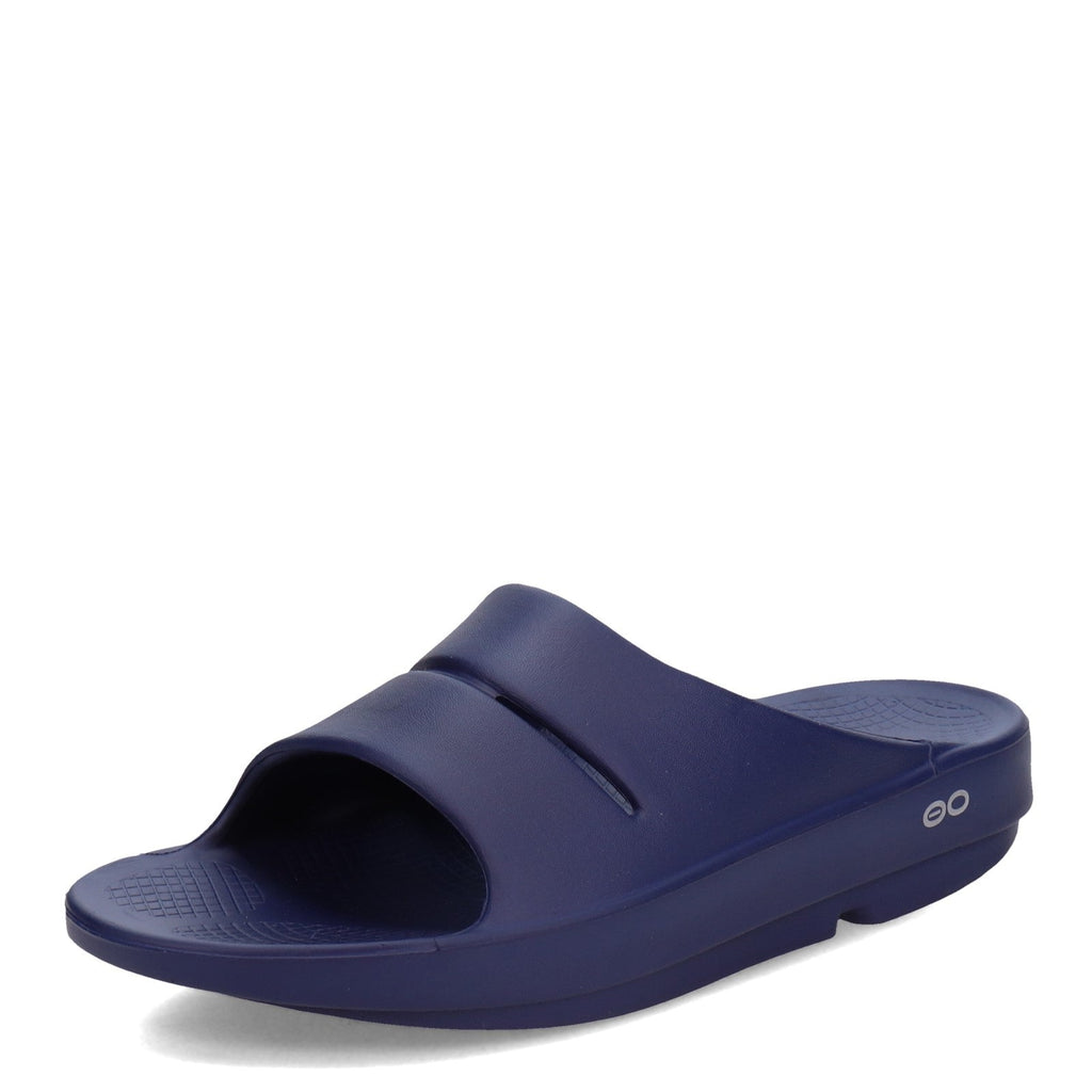 Unisex OOfos OOahh Slide Sandal NAVY 1100-NAVY
