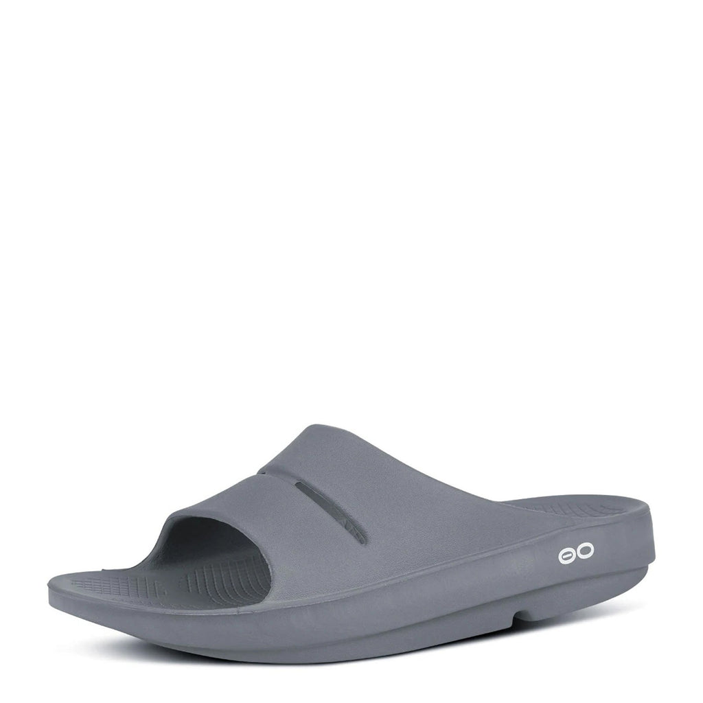 Unisex OOfos OOahh Slide Sandal SLATE 1100-SLATE
