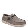 Peltz Shoes  Men's Hey Dude Wally Stretch Slip-On BAJA GREY 110063269