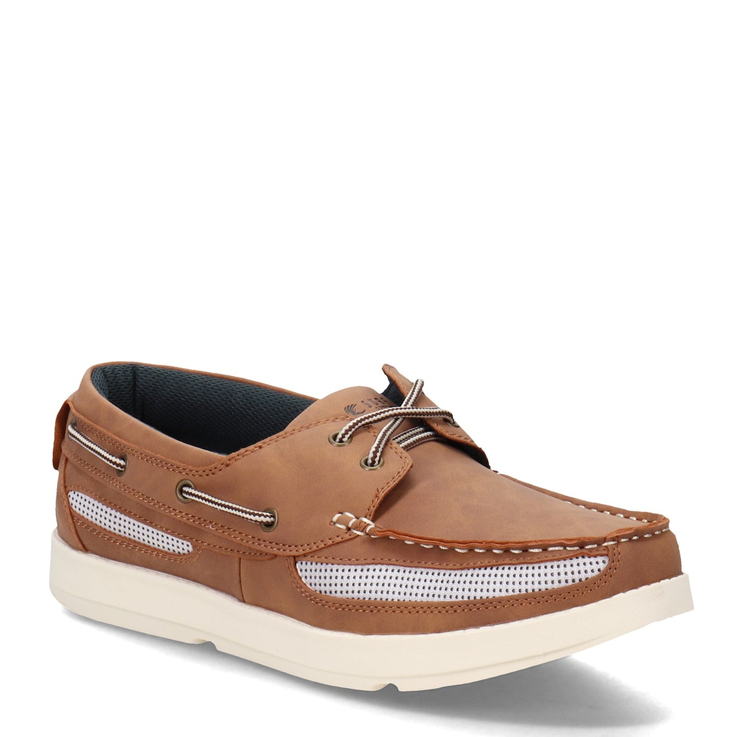 Peltz Shoes  Men's Island Surf Company Cod II Boat Shoe LT BROWN 11010LTB