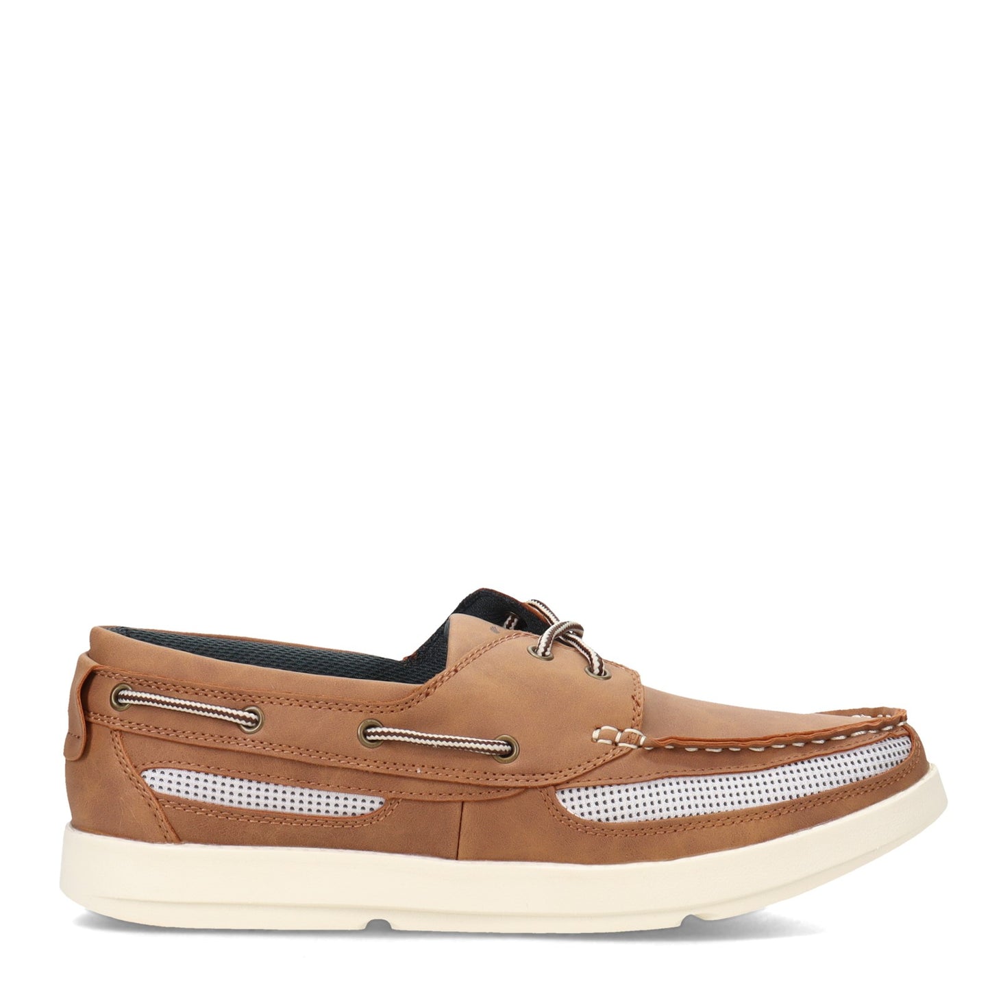 Peltz Shoes  Men's Island Surf Company Cod II Boat Shoe LT BROWN 11010LTB