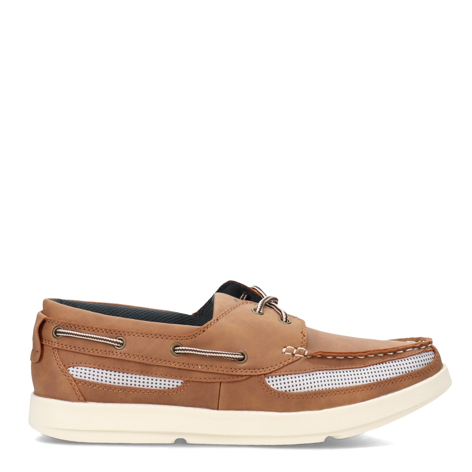 Peltz Shoes  Men's Island Surf Company Cod II Boat Shoe LT BROWN 11010LTB