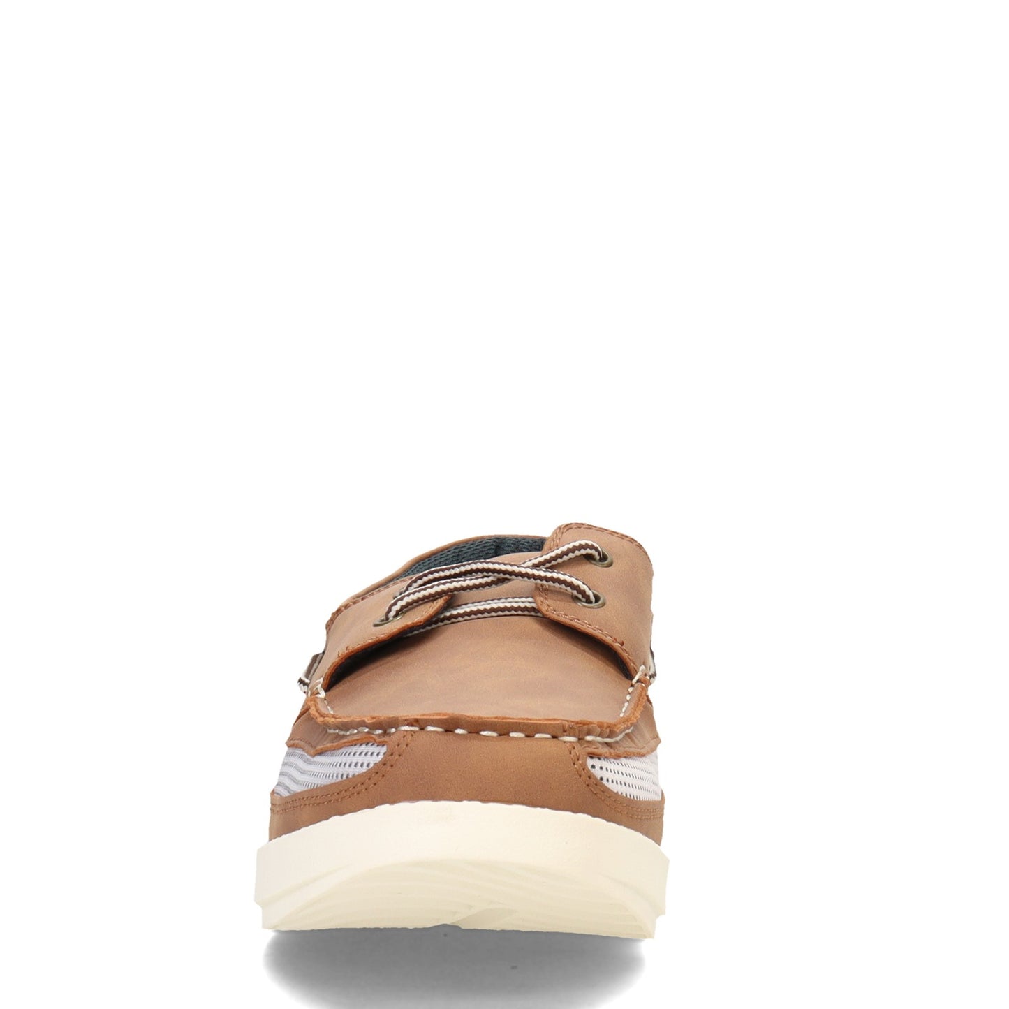 Peltz Shoes  Men's Island Surf Company Cod II Boat Shoe LT BROWN 11010LTB