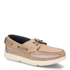 Peltz Shoes  Men's Island Surf Company Cod II Boat Shoe PARCHMENT 11010PAR