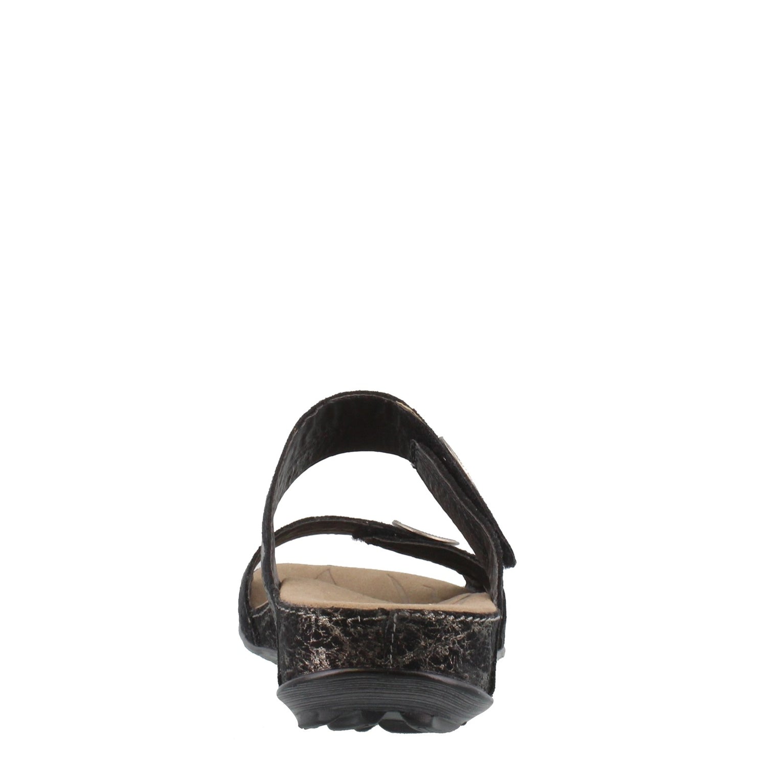 Peltz Shoes  Women's Romika Fidschi 22 Sandal BLACK 11022-06100