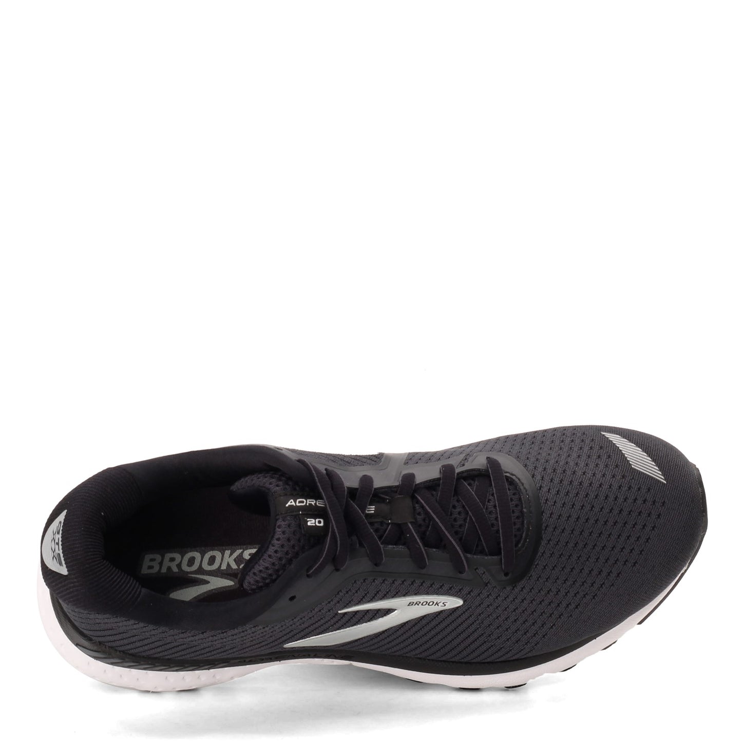 Peltz Shoes  Men's Brooks Adrenaline GTS 20 Running - Wide Width Black/Gray 110307-2E-060