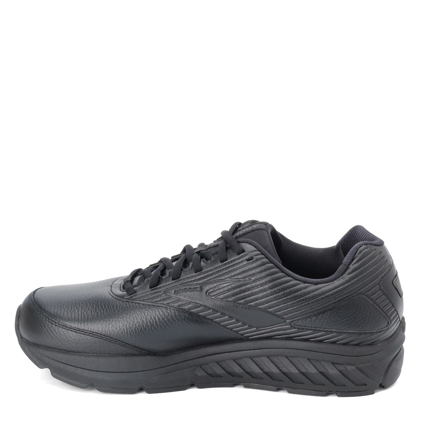 Peltz Shoes  Men's Brooks Addiction Walker 2 Walking Shoe - Wide Width Black/Black 110318 2E 072