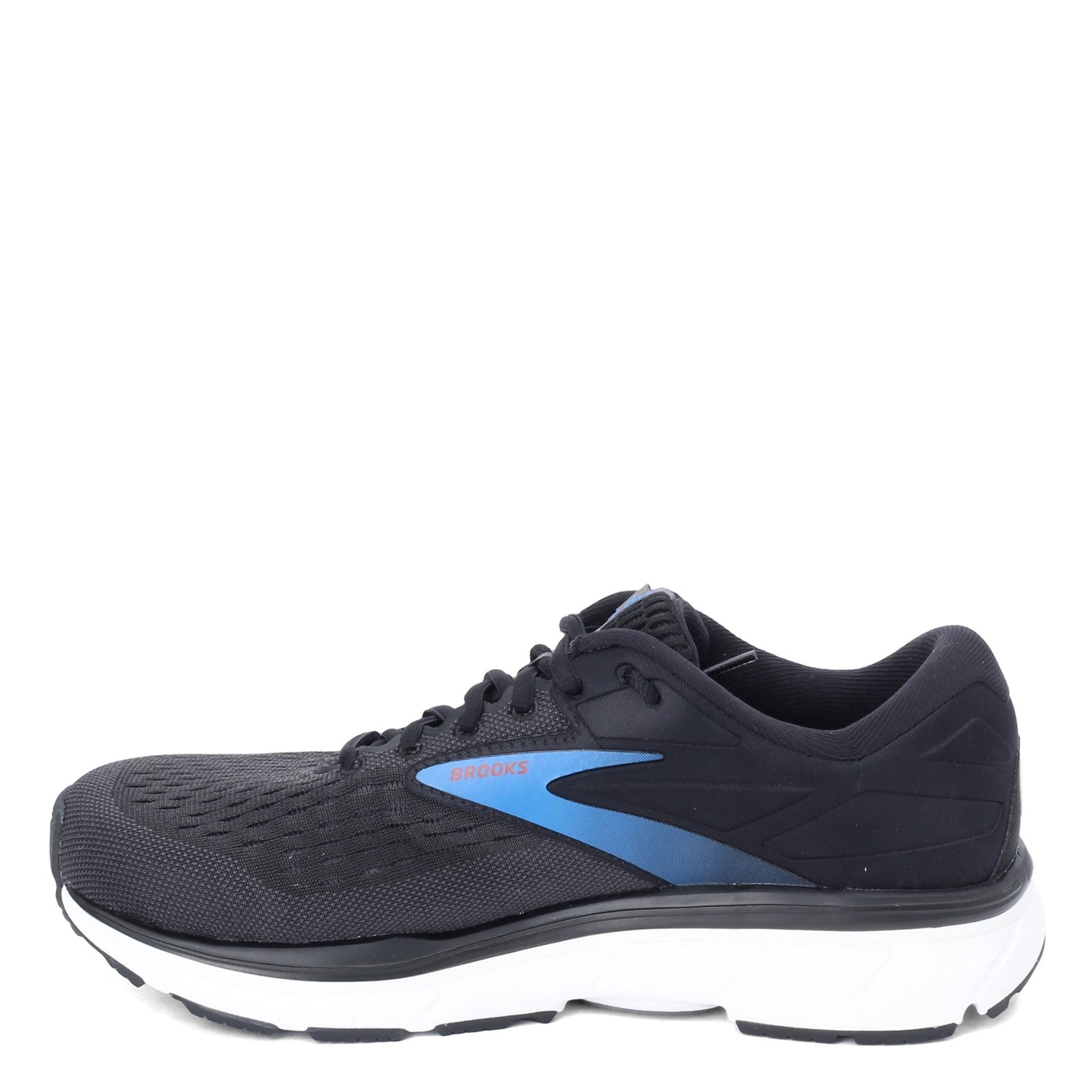 Peltz Shoes  Men's Brooks Dyad 11 Running Shoe Black/Ebony/Blue 110323 1D 064