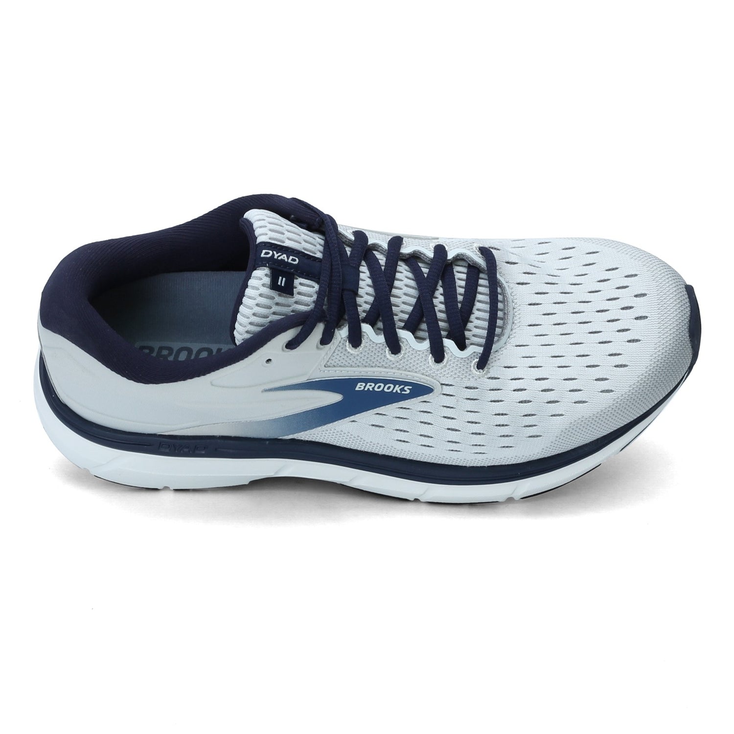 Peltz Shoes  Men's Brooks Dyad 11 Running Shoe Antarctica/Grey 110323 1D 071