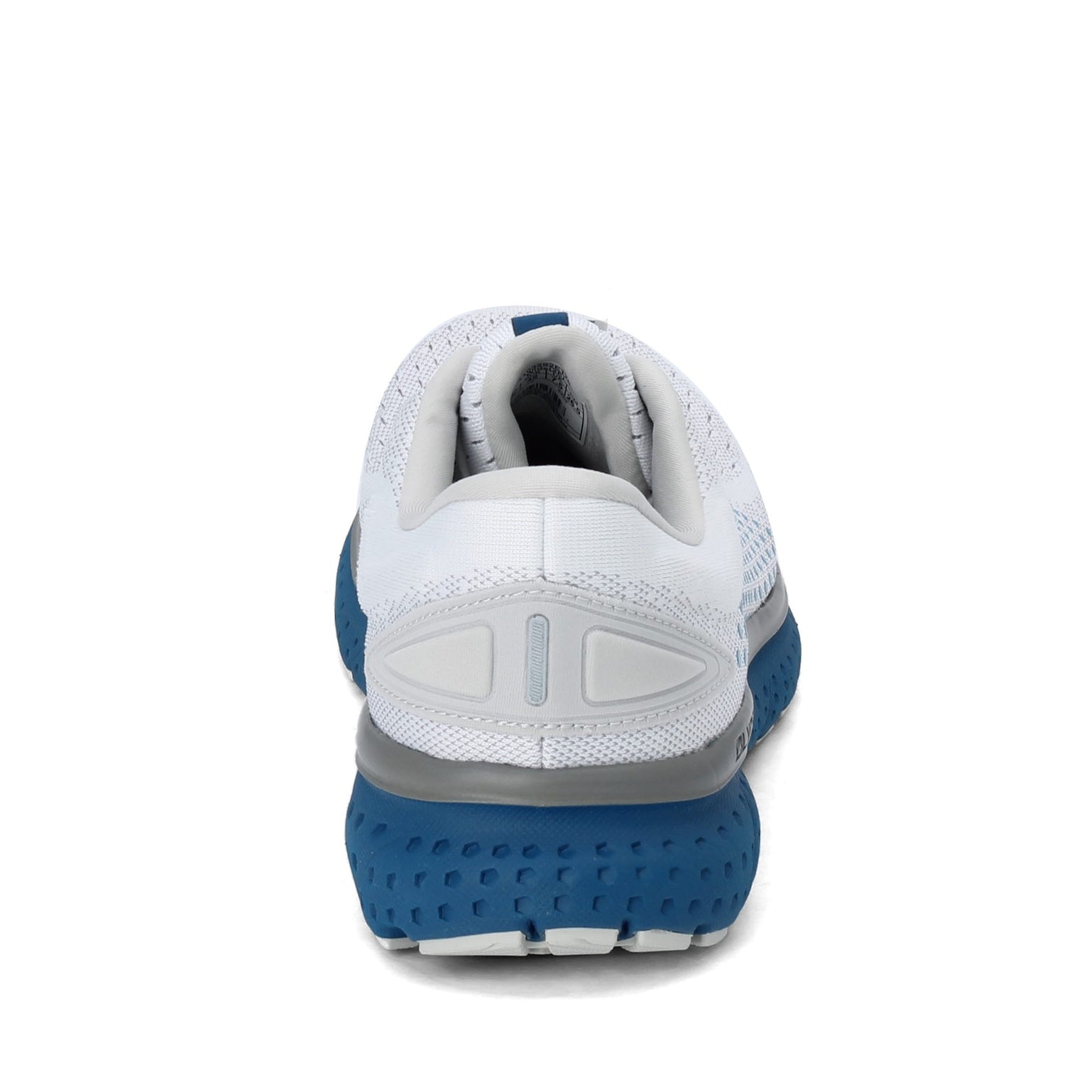 Peltz Shoes  Men's Brooks Glycerin 18 Running Shoe WHITE GREY 110329 1D 178