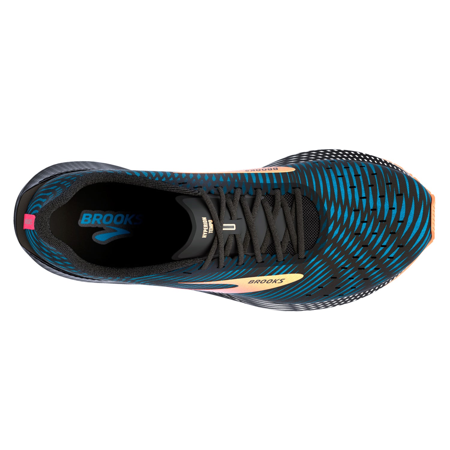 Peltz Shoes  Men's Brooks Hyperion Tempo Running Shoe Blue/Phantom 110339 1D 426