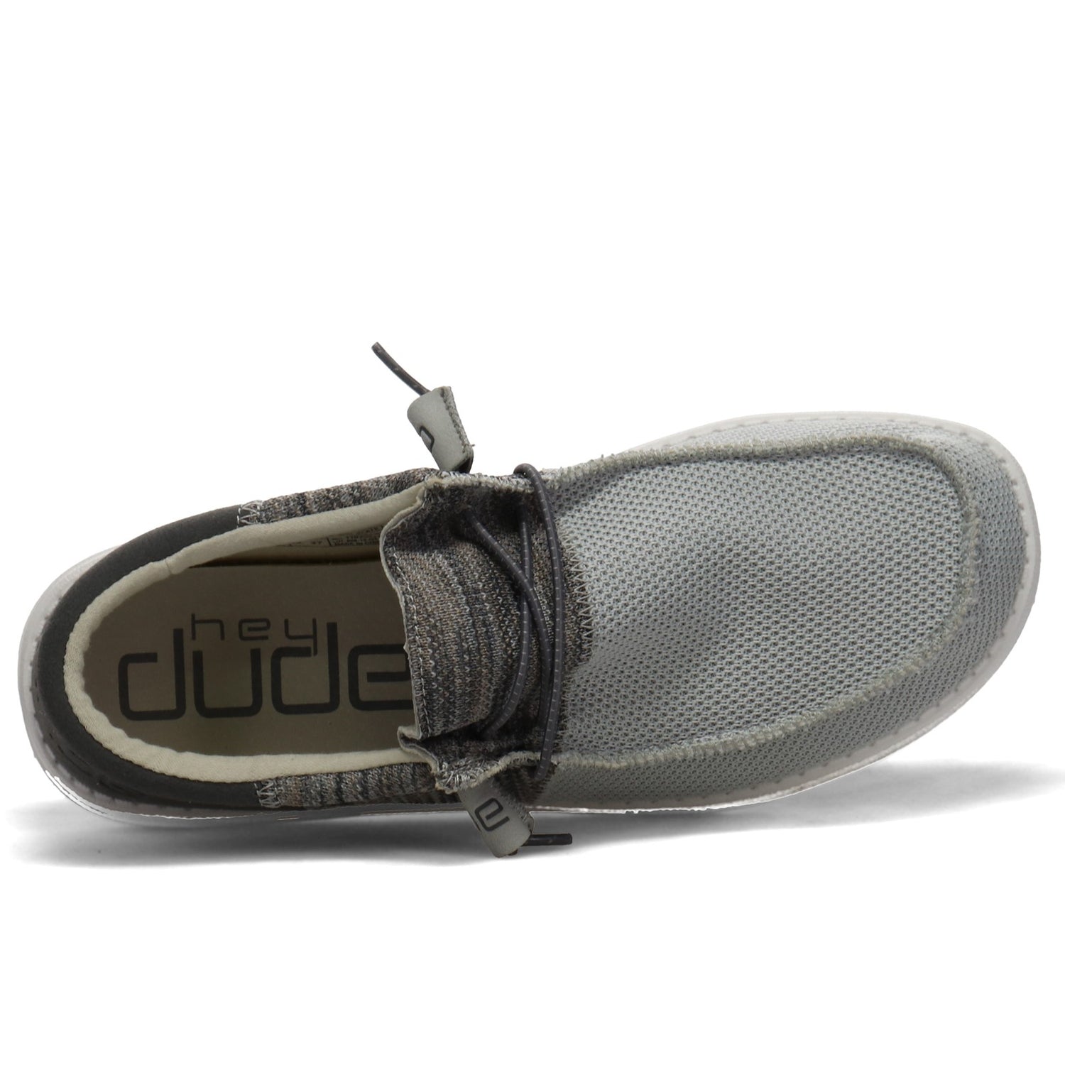 Peltz Shoes  Men's Hey Dude Wally Sox Slip-On SLATE 110354315