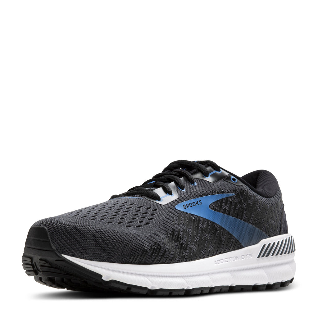 Men's Brooks Addiction GTS 15 Running Shoe - Narrow Width INDIA INK/BLACK/BLUE 110365 1B 077