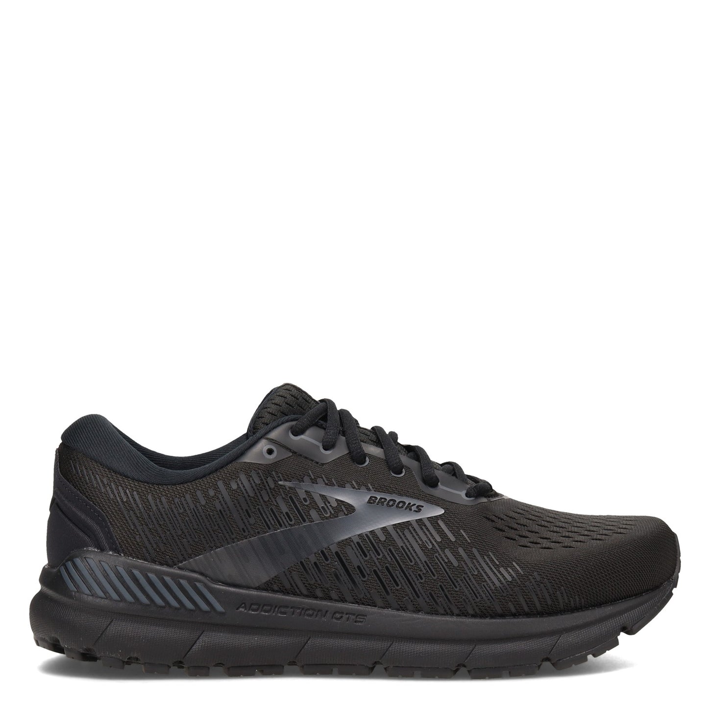 Peltz Shoes  Men's Brooks Addiction GTS 15 Running Shoe - Wide Width Black/Ebony 110365 2E 020