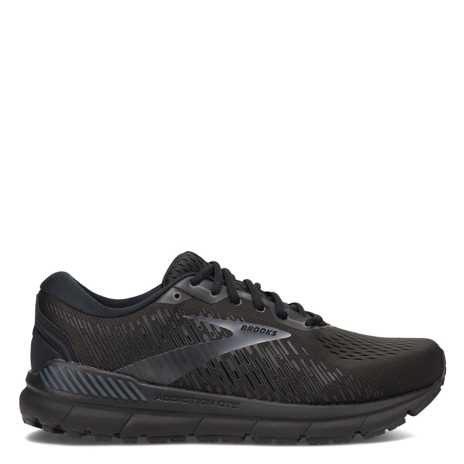 Peltz Shoes  Men's Brooks Addiction GTS 15 Running Shoe - Wide Width Black/Ebony 110365 2E 020